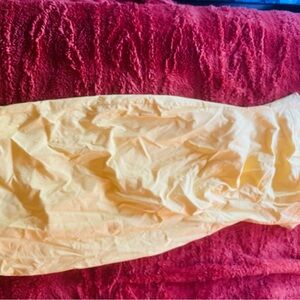 Elegant One Shoulder Dress - Yellow